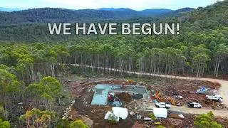 It Is HAPPENING! Our Tasmanian Offgrid House Build Has Begun!
