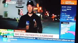 The Weather Channel Hurricane Matthew Coverage - October 8, 2016