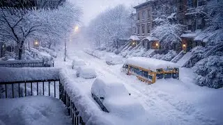 New York Paralyzed by 4 Feet of Snow Burying Oswego & Watertown