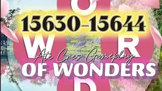WORDS OF WONDERS CROSSWORD PUZZLE Level 15630-15644