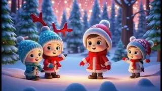 Snowy Forest Walk Christmas Adventure | English Christmas Nursery Rhyme | Kids Songs | Baby Music