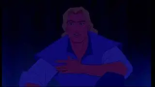 Pocahontas - Pocahontas and John Smith talk to Grandmother Willow a second time.