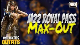 M22 Royal Pass Max-Out 1 to 50 Rewards 😍