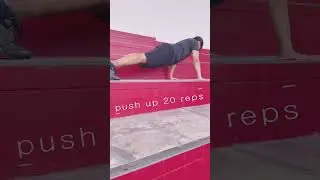 Outdoor Workout | Pushup 20 Reps #shorts #outdoorworkout #exercisetogether #nogymworkout