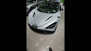 Ray Ban Meta Glasses POV Mclaren 765LT walk around Dubai