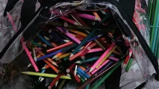 ASMR Coloured Pencils in the Dark ✏️