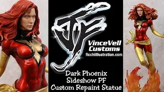 Dark Phoenix Sideshow PF Custom Statue