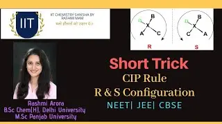 Short trick| CIP Rule | R & S Configuration| NEET| JEE|