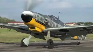 Demonstração aérea do Messerschmitt Bf109 G6 