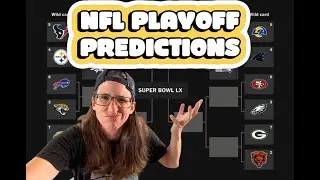 2025 NFL Playoff Predictions 🏈 | Super Bowl Picks & Bracket Breakdown (Gentle Blitz ASMR)