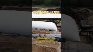 Foundation pit air dome#airdome