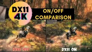 4K + FPS COUNTER GW2 Directx11 on/off Comparison