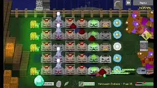 Minecraft vs Zombies V0.5.2 World 1 endless Flag 30-40 gameplay