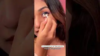Dahab Caramel, How to wear lens with tools #contactlenses #lens #dahabcaramel #makeupartist #lenses