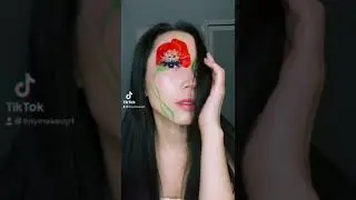Fantasy flower Makeup#floral#makeup