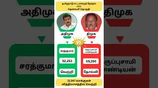 Tenkasi Assembly Constituency 2011 | Tamilnadu Politics | Tamil News | Election
