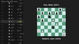 Sicilian Taimanov Szieberth Adam 2334 vs Orso Miklos 2341