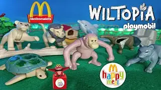 Cajita Feliz Wiltopia Playmobil 🦁 Figuras de animales del Happy Meal Mc Donald´s  Playmobil 50 años