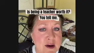 ❓Is being a teacher worth it? You tell me. #teacher #teacherlife #ridinglessons 