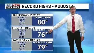 First Alert Focus - Near Record Highs Saturday, Much Colder Next Week