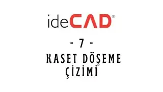 ideCAD Statik v10 #7 | Kaset Döşeme Çizimi