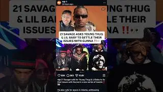 21 Savage TrIes To Reunite Offset & Quavo (Migos)