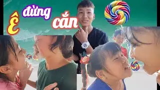V&agrave;ng vlog | Tr&ograve; Chơi Chuyền kẹo Si&ecirc;u H&agrave;i - candy eating game