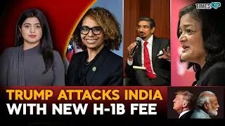 US President Donald Trump Attacks India With New-H‑1B Fee| Indians In The U.S.| Driti Atri Explains
