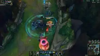 Zilean and Karthus vs Draven, Nami, and Jax
