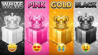 Choose Your Gift! White, Pink, Gold or Black 🤍💗💛🖤 How Lucky Are You? 😱 Quiz Kingdom
