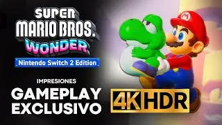 10 Minutos de SUPER MARIO WONDER Nintendo Switch 2 Edition 🍄 Gameplay Exclusivo e Impresiones