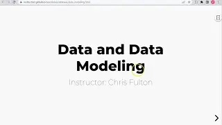 Data and Data Modeling: The purpose of a database?