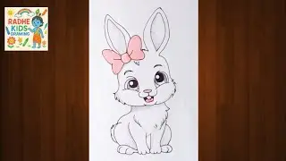 How to draw cute rabbit 🐇 | Rabbit drawing | drawing tutorial | rabbit drawing step by step for kids