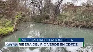 Limpieza integral al rio Verde en territorio de CDFDZ || Reusarán los árboles caídos