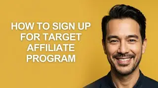 How To Sign Up For Target Affiliate Program - KevinHowTo