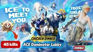 PUBG GAMEPLAY “45 KILLS” INSANE CLUTCH 😱 | Frosty Funland AMR & Groza RAMPAGE | Chicken Dinner