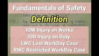 What is Lost Work Day Case // What is Restricted work day case // What is Medical Treatment Case