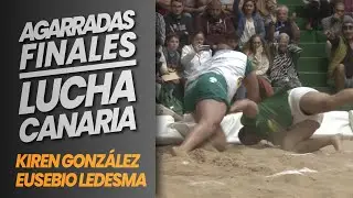 Kiren González vs Eusebio Ledesma | UNIÓN ANTIGUA vs MAXORATA | LUCHA CANARIA