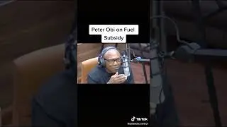 Breaking News; Peter Obi on fuel subsidy,  subscribe and share