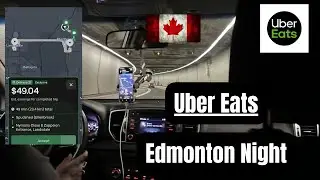 Late Night Uber in Edmonton, CA 🔥 | REAL Earnings for International Students.