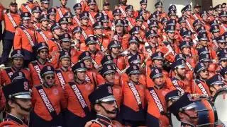 Syracuse U Marching Band singing their Alma Mater