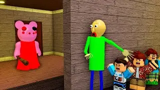 Piggy Meets Baldi (Roblox Animation) (Reupload)