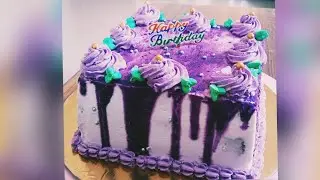 Square Shape Blueberry Cake#how to make Blueberry cake# eggless cake#TWIN'S RECIPIES