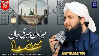 Very Heart Touching Naat | Mera Dil Aur Meri Jaan Madine Wale | New Naat Asad Raza Attari | Lyrics