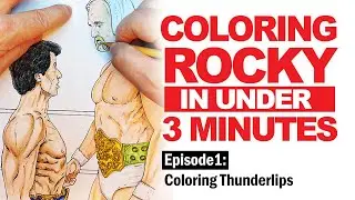 Speed Coloring ROCKY Coloring Book in Under 3 Minutes! Page 1- Thunderlips!