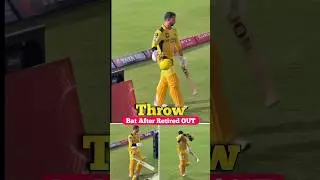 Devon Conway Through His Bat After Got Retired OUT Against #devonconway #viral #shorts