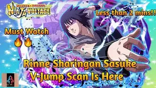 Perfect V-Jump Scan With Translations!!V-Jump Scan For Rinne  Sharingan Sasuke is here!! Hyped🔥🔥