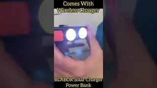 BLAVOR Solar Charger Power Bank 
