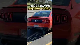 2012 Ford Mustang Boss 302 V8 Exhaust Sound s/ Headers & Corsa Sport!