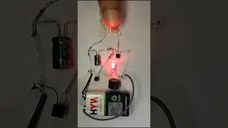 Finger sensor | touch alarm |touch light #circuit #experiment #diy
